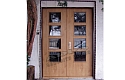ADLO - Bezpečnostné dvere ADUO, presklené atyp, dvojkrídlové, výška 220cm