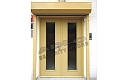 ADLO - Bezpečnostné dvere ADUO, presklené P100, dvojkrídlové, povrch Color