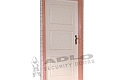 ADLO - Bezpečnostné dvere ADUO, kazetový tvar K200, povrch zárubne RAL3022 