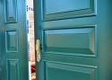 ADLO - Bezpečnostné dvere ARDEN, atypický kazetový tvar, povrch Color, dvojkrídlové