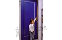 ADLO - Bezpečnostné dvere BASIS, Lištové L100, povrch modrý