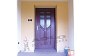 ADLO - Bezpečnostné dvere TESIM, povrch Sprela, presklené P401, AQUA