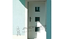 ADLO - Bezpečnostné dvere TEDUO, zvonku, presklené atyp, dvojfarebný povrch