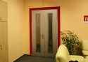 ADLO - Bezpečnostné dvere TEDUO, atyp presklené, lišty nerez, dvojkrídlové dvere