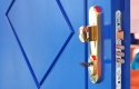 ADLO - Bezpečnostné dvere ADUO, profilové Color F157, vchod do bytu, protihlukové