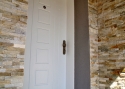 ADLO - Bezpečnostné exteriérové dvere Tesim, profilové F553, povrch dverí Color RAL 9016