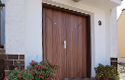 ADLO - Bezpečnostné dvere TEDUO, dvojkrídlové 90x90cm, Lištové L371, vchodové dvere do domu