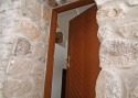 ADLO - Bezpečnostné Termo dvere Kasim, design atyp Profilové Dyha, vchod do rekreačnej chaty