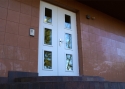 ADLO - Bezpečnostné Termo dvere TEDUO, presklené, dvojkrídlové, pancierové trojsklo P202