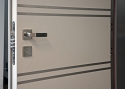 ADLO - Bezpečnostné Termo dvere ADUO, atyp design Lištové, lišty ploché Anticoro, rozetové kovanie