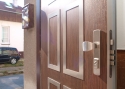 ADLO - Exteriérové Termo dvere Lisbeo, design Lištový L 350, lišty anticor, dvojfarebné
