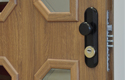ADLO - Bezpečnostné dvere Teduo, Presklené Termo exteriér, bezpečnostné pancierové termo trojsklo P421