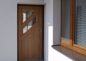 ADLO - Bezpečnostné dvere Kasto, Presklené P453, Termo Exteriérové dvere, pancierové Termo trojsklo