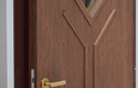 ADLO - Bezpečnostné dvere Kasto, Presklené P451, Termo Exteriér do rodinného domu, pancierové trojsklo, zvnútra