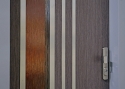 ADLO - Bezpečnostné Termo dvere ADUO, presklené PS371, pancierové trojsklo, sklo Dubová kôra - bronz
