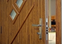 ADLO - Bezpečnostné Termo dvere KASIM, presklené P520, povrch dverí Geta 730, Oblepenie ADLO zárubne