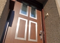 ADLO - Exteriérové Termo dvere Lisbeo, Presklené PS350, lišty Anticor, sklo Mastercarre
