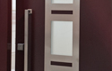ADLO - Bezpečnostné dvere ADUO, design NOBLESSE, Termo Exteriér do rodinného domu, zvislé madlo