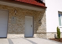 ADLO - Exteriérové Termo dvere Tesim, profilové F553, povrch dverí Color RAL 9016