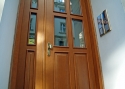 ADLO - Exteriérové Termo dvojkrídlové dvere TEDUO - vstup do bytového domu, presklené, kazetové